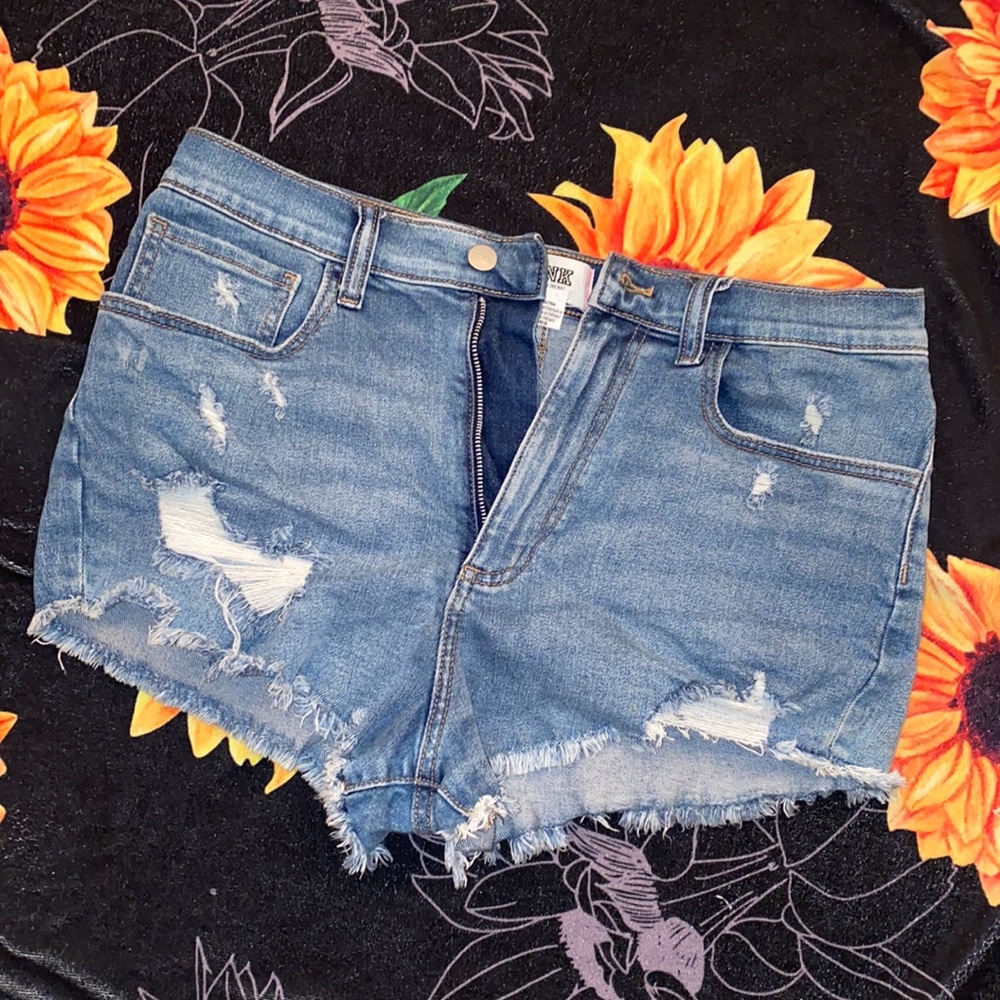 PINK Victoria’s Secret Ripped Shorts